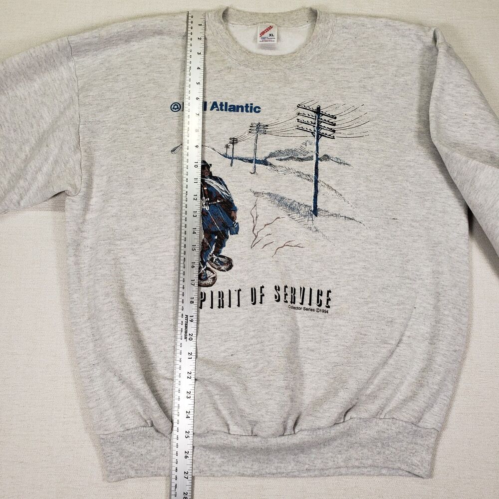 Vintage Bell Atlantic Crewneck Sweatshirt Jerzees XL Made in USA - Picture 8 of 10